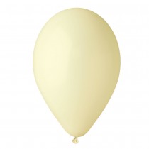 10 BALLONS LATEX NATUREL 33CM BEURRE FRAIS