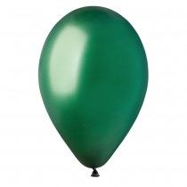 10 BALLONS LATEX NATUREL 33CM VERT ÉMERAUDE