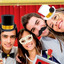 12 ACCESSOIRES PHOTOBOOTH SOIRÉE CHIC