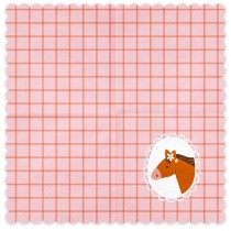 12 SERVIETTES PAPIER FESTON CHEVAL 33CM ROSE