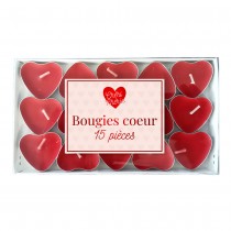 15 BOUGIES CHAUFFE-PLATS CUR ROUGE