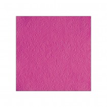 15 SERVIETTES PAPIER ÉLÉGANCE 33CM MAGENTA