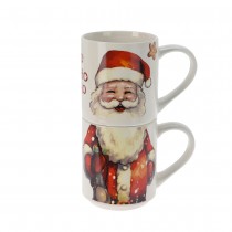 2 TASSES CÉRAMIQUE NOËL 265ML