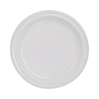 Assiette Plate Réutilisable Economique PS Blanc Ø22cm (25 Utés)