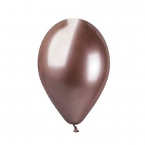 25 BALLONS LATEX BIO SHINY 33CM ROSE GOLD