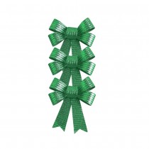 3 N?\'UDS PLASTIQUE 10X12.7CM VERT BRILLANT