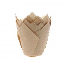 36 CAISSETTES MUFFIN PAPIER 8X5CM KRAFT