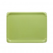 5 PLATS DE SERVICE CARTON 24X33CM OLIVE