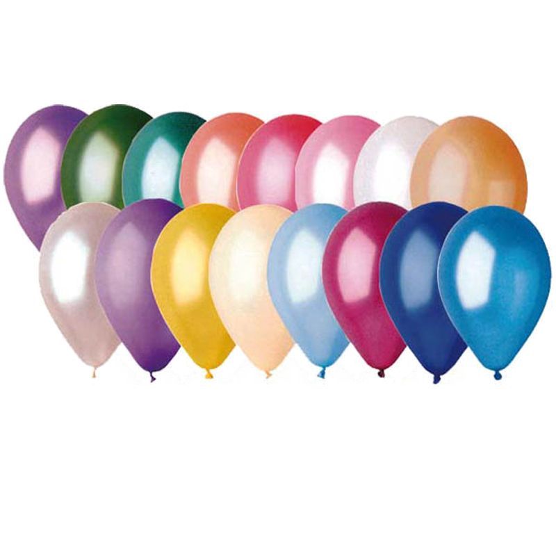 Sachet de 10 ballons latex multicolore, 30cm