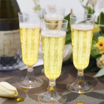 50 FLÛTES À CHAMPAGNE RÉUTILISABLES 150ML