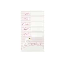 6 CARTES PRÉDICTION BABY SHOWER ROSE