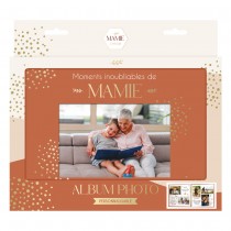 ALBUM PHOTO MOMENTS INOUBLIABLES DE MAMIE 40P OCRE