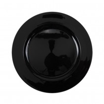 ASSIETTE PLATE DE PRÉSENTATION 33CM NOIR