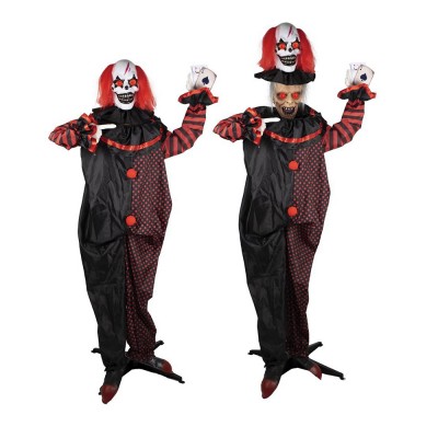 Masque Halloween Effrayant : Le Clown Chauve en Latex - déguiz-fêtes