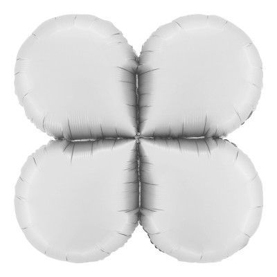 Ballon en aluminium Battements de Papillon forme ronde - 43 cm