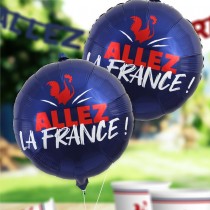 BALLON ALUMINIUM COCORICO FRANCE SUPPORTER 35CM