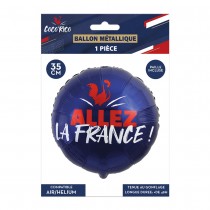 BALLON ALUMINIUM COCORICO FRANCE SUPPORTER 35CM