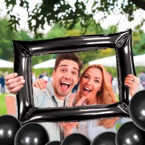 BALLON CADRE GONFLABLE PHOTOBOOTH 85X65CM NOIR