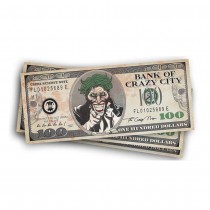 BILLETS BANQUE CRAZY CITY MR SMILE 6X15CM