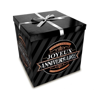Box bonbons Joyeux Anniversaire - livraison de cadeau anniversaire