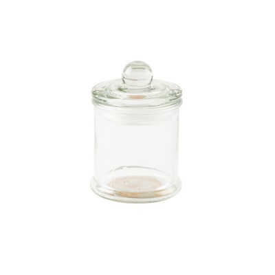 Contenant dragées pot carré en verre 30g- Maison Girard