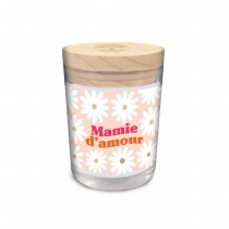 BOUGIE PARFUMÉE VERRE MAMIE D\'AMOUR 9X7X7CM