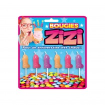 BOUGIES PÉNIS CIRE ANNIVERSAIRE CHAUD 5CM