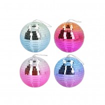 BOULE À FACETTES DISCO 15CM DÉGRADÉ