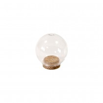 BOULE VERRE OUVERTURE 28MM SUPPORT LIÈGE 5.5CM