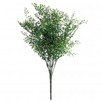 BOUQUET ARTIFICIEL MINI FEUILLES 55CM VERT