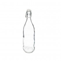 BOUTEILLE LIMONADE VERRE 1L TRANSPARENT