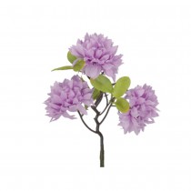 BRANCHE FLEURS ARTIFICIELLES TISSU 20CM LILAS