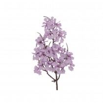 BRANCHE FLEURS ARTIFICIELLES TISSU 32CM LILAS