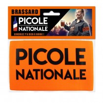 BRASSARD ÉLASTIQUE PICOLE NATIONALE 9CM ORANGE