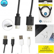 CÂBLE DE CHARGE ULTRA RAPIDE PORTS USB  TYPE-C 1M