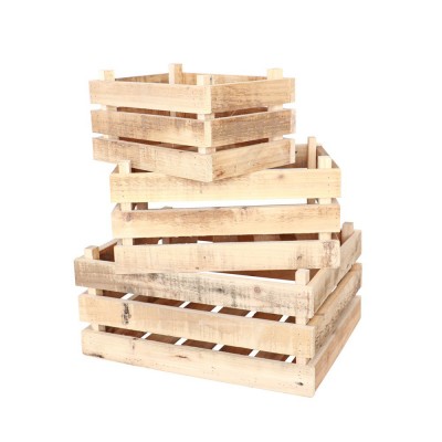 Cagette en bois massif - 30x40 - ON RANGE TOUT