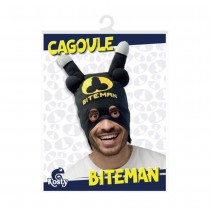 CAGOULE HUMOUR BITMAN NOIR ADULTE