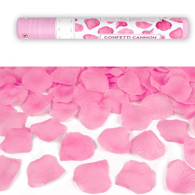Canon géant à confettis pétales de rose blanches - Dragées anahita