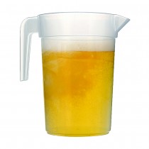 CARAFE 1 LITRE AVEC ANSE TRANSPARENT 11X16.5CM