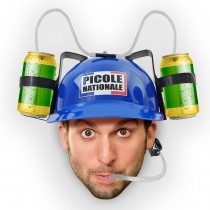 CASQUE DE CHANTIER ANTI-SOIF PICOLE NATIONALE BLEU