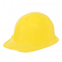 CASQUE DE CHANTIER PLASTIQUE JAUNE ADULTE