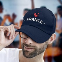 CASQUETTE BLEUE COCORICO FRANCE SUPPORTER ADULTE