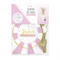 CENTRE DE TABLE ANNIVERSAIRE SUGAR PARTY 40X18CM