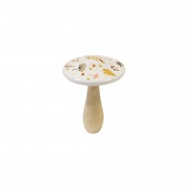 CHAMPIGNON BOIS CHAPEAU ÉMAIL AUTOMNE 6X4.8CM