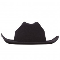 CHAPEAU COWBOY FEUTRE NOIR ENFANT