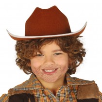 Chapeau sheriff marron pour enfant : Deguise-toi, achat de Accessoires