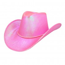 CHAPEAU COWGIRL ROSE PERLÉ ADULTE