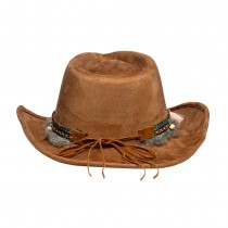 CHAPEAU DE COWBOY IBIZA BOHO-CHIC ADULTE