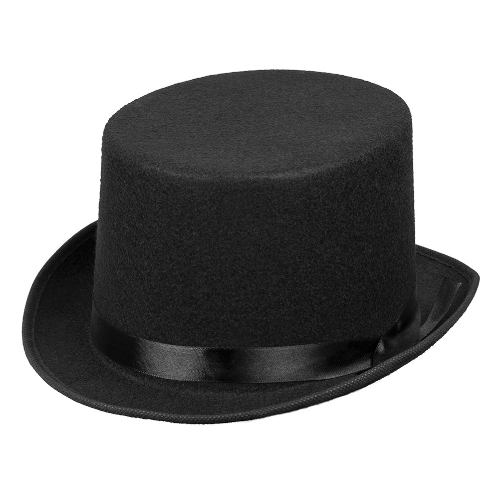 Chapeau haut de forme noir Bonne Année du Nouvel An