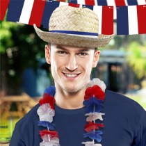 CHAPEAU PAILLE COCORICO FRANCE SUPPORTER ADULTE